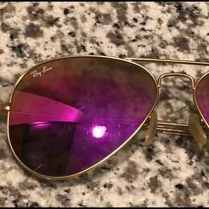 Authentic Pink Ray-Ban Aviator